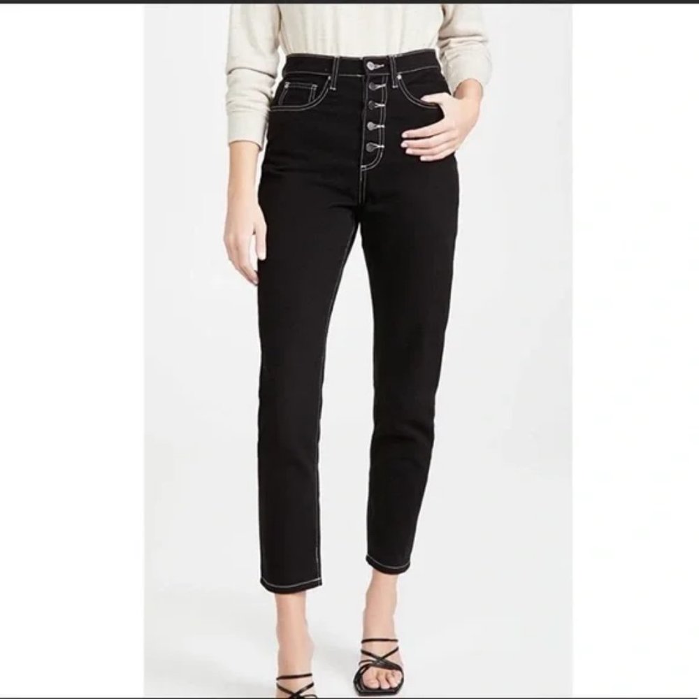 NWT WeWoreWhat The Danielle High Rise Vintage Straight Jeans size 32